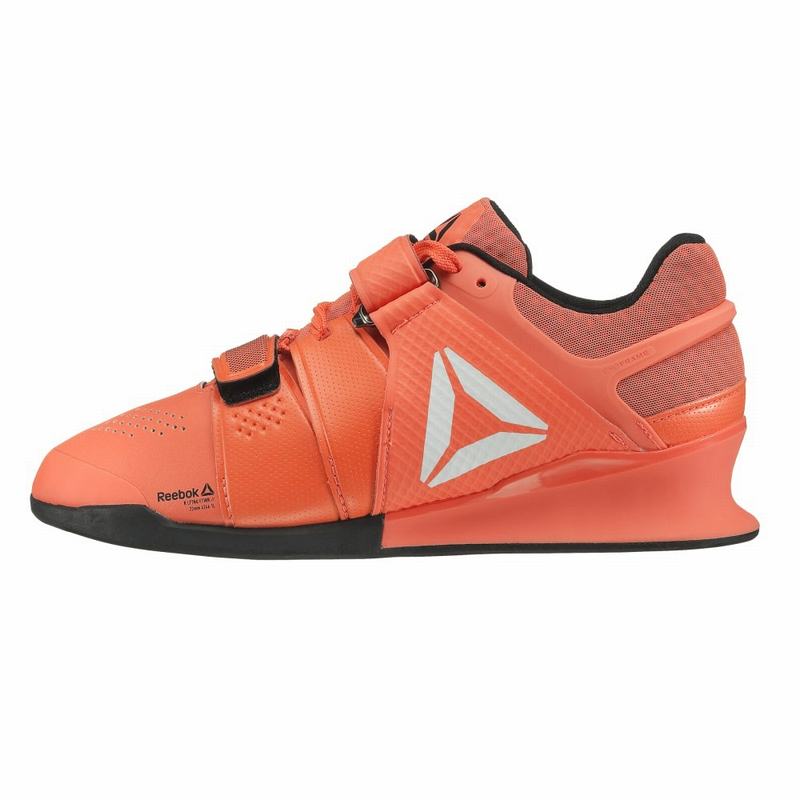 Tenisi Reebok Legacy Lifter Dama Portocalii/Negrii Romania HY4178ZK